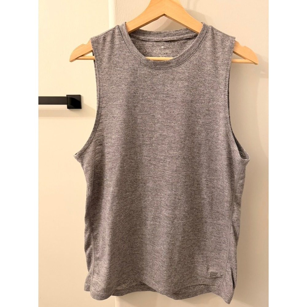 Fabletics Men's Heather Gray Muscle Tank Top